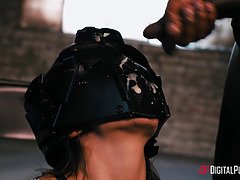 Grosser arsch, Grosse titten, Blasen, Kehlenfick, Schwanz, Hardcore, Hd, Sohn