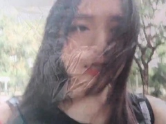 Asian School Girl Goes Wild Camping with Seniors