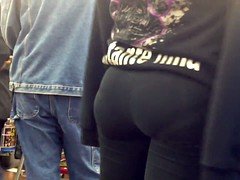 Culo, Adolescente, Apretado, Voyeur