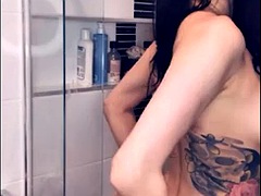 Amateur, Chica, Negro, Ébano, Lesbiana, Solo, Tetas, Gemelos