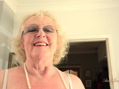 Tante, Britannique, Plantureuse, Poilue, Mature, Pov, Chatte, Réalité