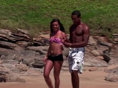 Strand, Blasen, Schwarz, Aufs gesicht abspritzen, Hd, Interrassisch, Im freien, Öffentlich