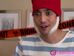 My Stepmom's Halloween Surprise: Kit Mercer & Natalie Knight Hardcore Family Fuck