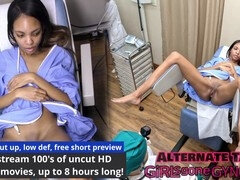 Solana's Tight Pussy Subjected to Electric and Orgasm Experiments by Dr. Tampa & Aria Nicole's Skilled Hands at GirlsGoneGyno.com!