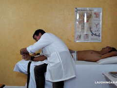 Asiático, Amarrada, Loco, Médico, Fetiche, Pajear