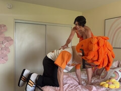 デカパイ, 黒人, フェラチオ, イく瞬間, バック, 母, スパンキング, 締まりの良い