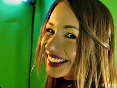 アナル, 美女, フェラチオ, 茶髪の, 手コキする, 熟年, 淫乱熟女, オッパイの