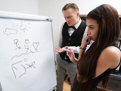 18, デカ尻, フェラチオ, 茶髪の, バック, 自然山雀, ティーン, オッパイの