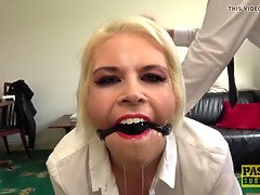 Sadomasochismus, Grosser schwanz, Britisch, Spermaladung, Erniedrigung, Reif, Rau, Hintern versohlen