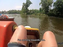 Grosse titten, Tschechisch, Hundestellung, Hd, Mann mann frau, Öffentlich, Realität, Flotter dreier