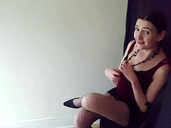 Layered pantyhose, stockings feet, fishnet feet