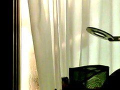 毛深い, シャワー, のぞき, 妻