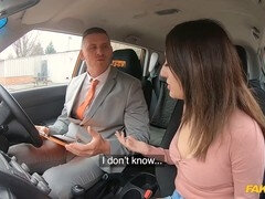 This hot brunette Susy Blue with a peachy ass loves to rim and blow Marc Rose in the car