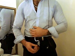 Leie, Grosser schwanz, Schwul, Behaart, Masturbation