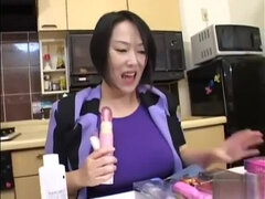 Asian, Blowjob, Crazy, Dildo, Japanese, Masturbation, Milf, Toys