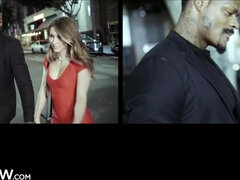 Sucer une bite, Brunette brune, Gorge profonde, Queue, Interracial, Léchez, Chatte, Adolescente