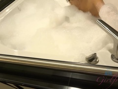 お尻, フェラチオ, 茶髪の, 中出し, 彼女, オマンコ, 剃毛, オッパイの