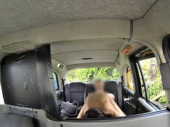 Hot ghetto drilled by fraud taxi driver
