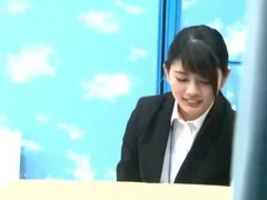 Teasing buxomy asian huzzy