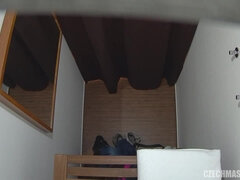 Amateur, Brunette brune, Massage, Espionne
