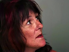緊縛, フェラチオ, イギリス人, フェムドム, グループ, 淫乱熟女, ソフトコア, フェラする