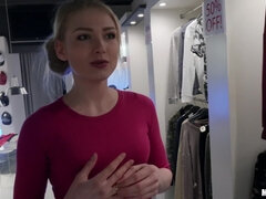 Leie, Amerikanisch, Blondine, Schwanz, Natürlichen titten, Pov, Öffentlich, Russisch