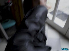 Pijpbeurt, Bruinharig, Sperma shot, Lul, Sperma in gezicht, Buiten, Gezichtspunt, Lang