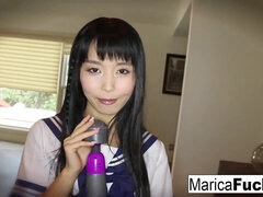 Asiatisch, Braunhaarige, Hd, Japanische massage, Masturbation