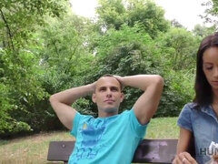 Petit ami, Couple, Cocu, Petite amie, Hd, Argent, Public, Claque