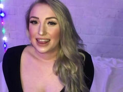 PAWG blonde bimbo Harley Jade taking on an erect dong