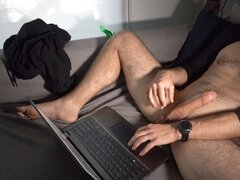 Большой член, Волосатые, Мастурбация