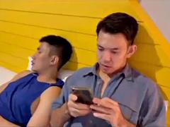 アジア人, デカチン, フェラチオ, チン, 手コキする, レズビアン, タイ