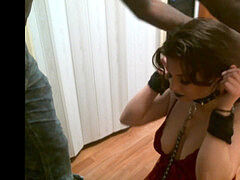 緊縛, デカチン, フェラチオ, 奴隷