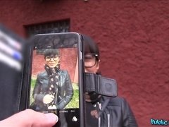 美女, フェラチオ, 露出狂, ハードコア, お金, アウトドア, 公共, 現実