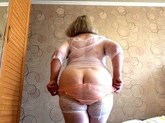 Cul, Cul à la bouche, Belle grosse femme bgf, Grosse, Culottes ou slips, Chatte, Solo, Jarretelles