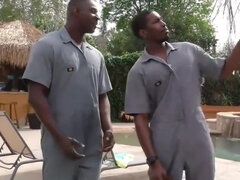 In den arsch, Grosser arsch, Blasen, Vollbusig, Tochter, Französisch, Interrassisch, Milf