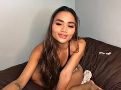 Amateur, Asiatique, Lingerie, Masque, Masturbation, Solo, Adolescente, Jouets