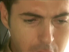 Анальный секс, Брюнетки, Семяизвержение, Сперма на лице, Милф, Чулки, Глотающие, Втроем