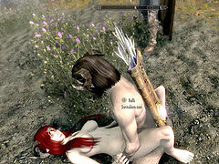 Skyrim porn TES5 romp in the city