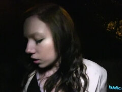 Amateur, Blowjob, Brunette, Doggystyle, Outdoor, Pov, Public, Pussy