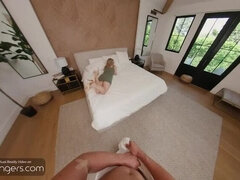 VR Bangers: Cory Chase Hot Stepmom Glasses Anal Fuck with Huge Cock