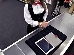 素人, フェラチオ, お金, オフィス, ハメ撮り, 現実, ガリガリ, ユニフォーム