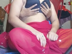 Chambre à dormir, Couple, Éjaculer dans la bouche, Indienne, Léchez, Mamelons, Chatte, Suçant