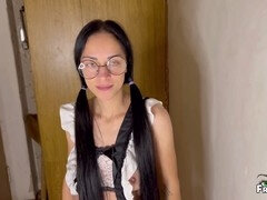 Deep-throat, boned, fucking the maid