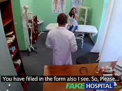 Real hospital patient gets a full medical check-up from her fakehospital nurse