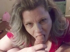 Amateur, Grosse bite, Sucer une bite, Femme couguar, Mature, Belle mère