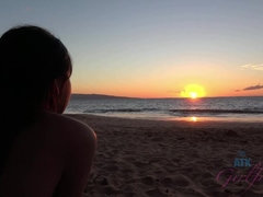 You enjoy the sunset with Zaya Cassidy