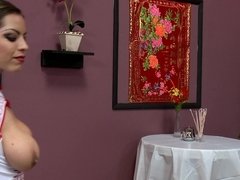 Yurizan Beltran is a naughty masseuse
