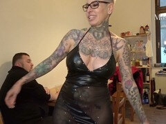 Three-way, oral job, extreme cum load