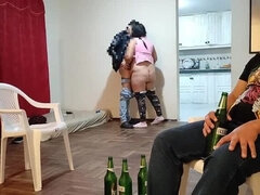 Grosse titten, Blasen, Gehörnter ehemann, Hardcore, Milf, Mutti, Spanner, Ehefrau